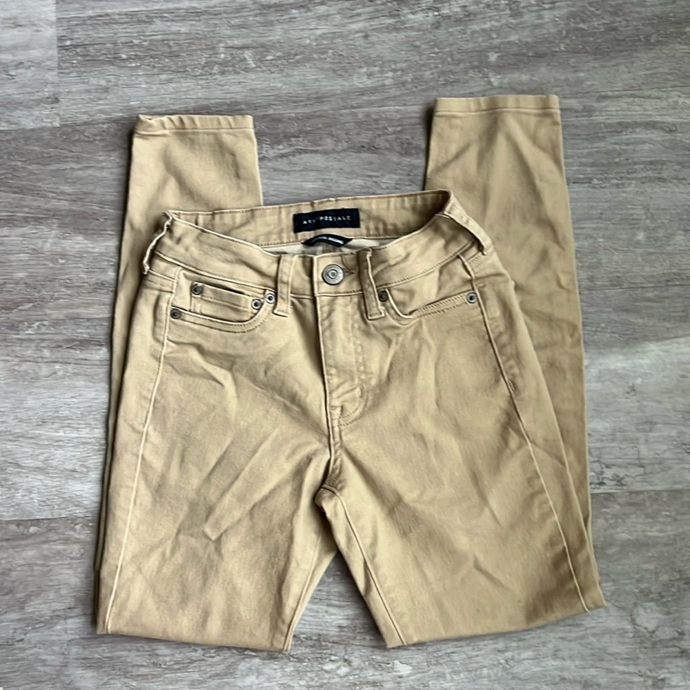 Aeropostale womens high rise jeggings